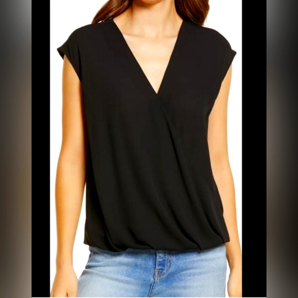 Halogen Tops - Halogen surplice blousan top size S